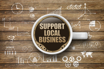 Support Local Business  / Coffee