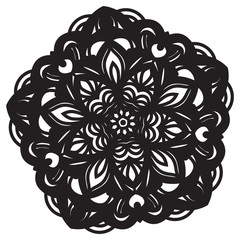 Abstract mandala design