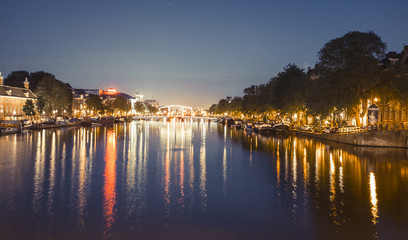 Beautiful night in Amsterdam.