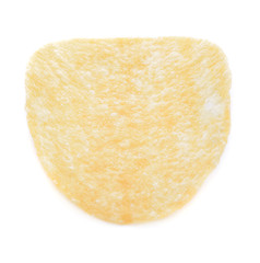 Potato chips isolated  on white background