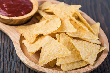 Corn chips nachos