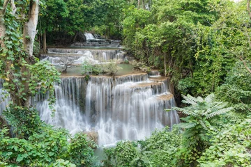 Poster de jardin Paysages Huay Mae Kamin Waterfall Park  © sorapop