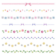 スタンプ 装飾ライン / vector eps 