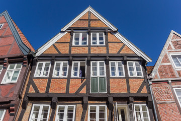 Typical German half timbered house in Hanseatic city Stade