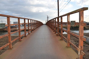 橋　風情ある　田舎にて　岡山