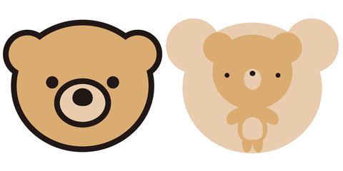 The stuffed toy of the bear