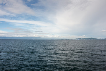 Obraz premium Indian ocean, view on the Volkano, Indonesia