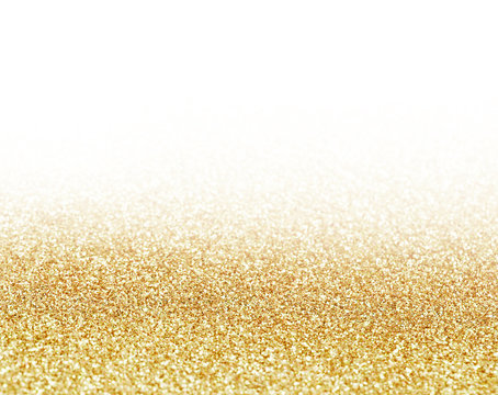 Gold background with sparkles and empty place for design.