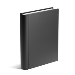 Empty Black Book Template