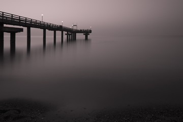 Obraz premium Seebrücke in der Ostsee