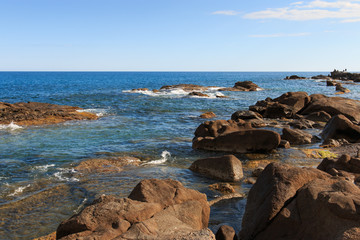 scogli a Bordighera (Liguria)
