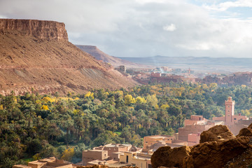 Fototapeta na wymiar Valle del Draa en Marruecos