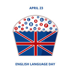 English Language Day. Illustration for the holiday