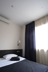 Interior of a hotel bedroom
