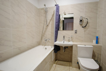 Interior of a bathroom