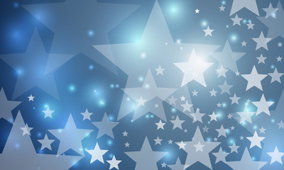 Vector background with stars