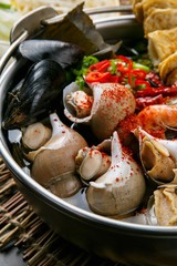 Korean-style sea snail cuisine recipe