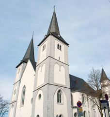 Fototapeta na wymiar Katholische Kirche St. Peter Montabaur Rheinland-Pfalz