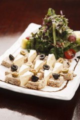 canape with cheese, 치즈카나페