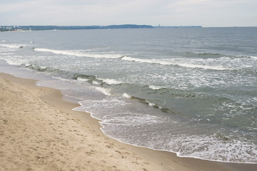 Fototapeta na wymiar Baltic sea surfline