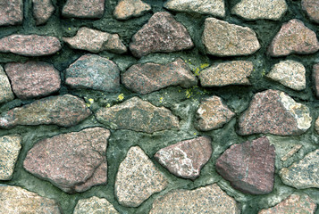 Color brick wall pattern