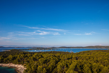 Obraz premium Seascape with boats