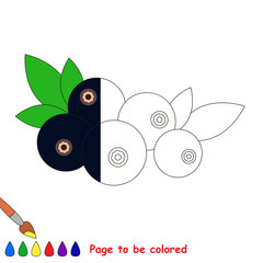 Kid game to be colored by example half.