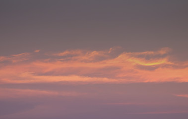 Sunset on the beach for background