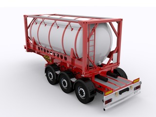 Container on Trailer