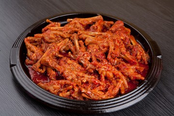 Spicy Stir-fried Chicken Feet