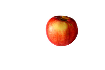 Red apple isolated on white background