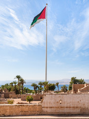 Flag of the Arab Revolt over Aqaba Fort