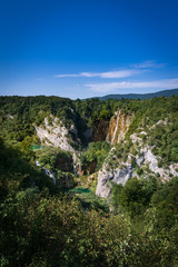Fototapeta na wymiar Die Plitwitzer Seen in Kroatien