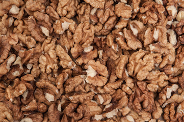 background of  walnuts
