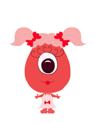 funny little monster girl	