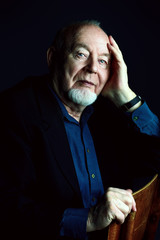 pensive old man