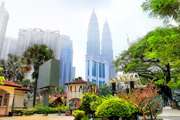 Fototapeta premium Panoramę Kuala Lumpur, Malezja