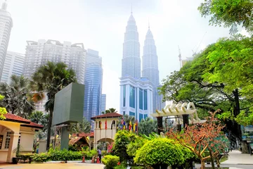 Dekokissen Skyline von Kuala Lumpur, Malaysia © igorp1976