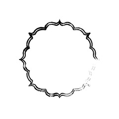 Decorative emblem banner vector illustration graphic design