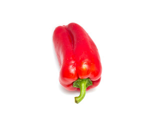 Red pepper isolated on white