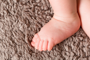 little infant foot