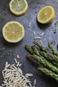 Ingredients for Lemon Thyme Asparagus