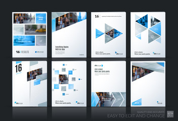 Abstract vector business template. Brochure layout, cover modern