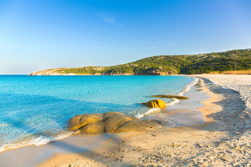Sardinia beach, the Marmorata, Santa Teresa, Italy.