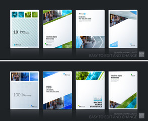 Abstract vector business template. Brochure layout, cover modern