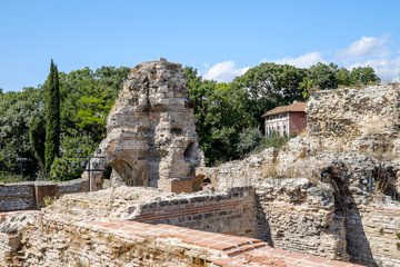 Fototapeta na wymiar Ancient ruins in Varna 2