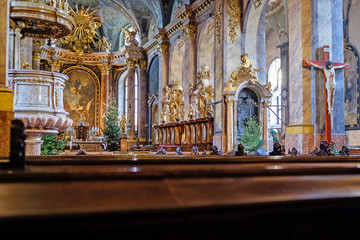 Catholic church interior