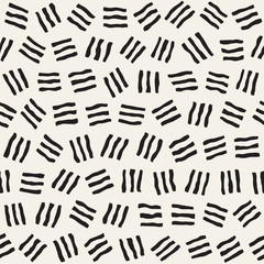 Vector Seamless Pattern. Abstract Background With Scattered Geometric Shapes.