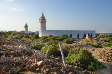 Suakin - ruined old turkish harbour in Sudan
