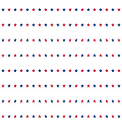 Obraz premium American stars seamless pattern